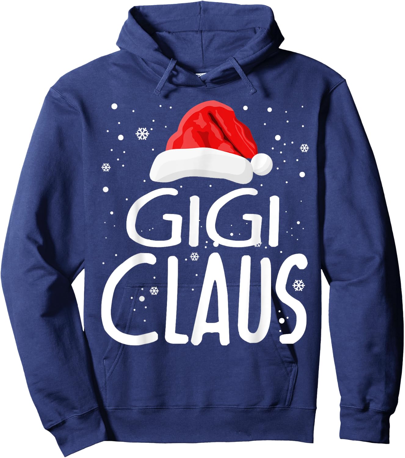 Gigi Claus Christmas Family Group Matching Pajama Xmas Gifts Hoodie - Hoodie | Navy