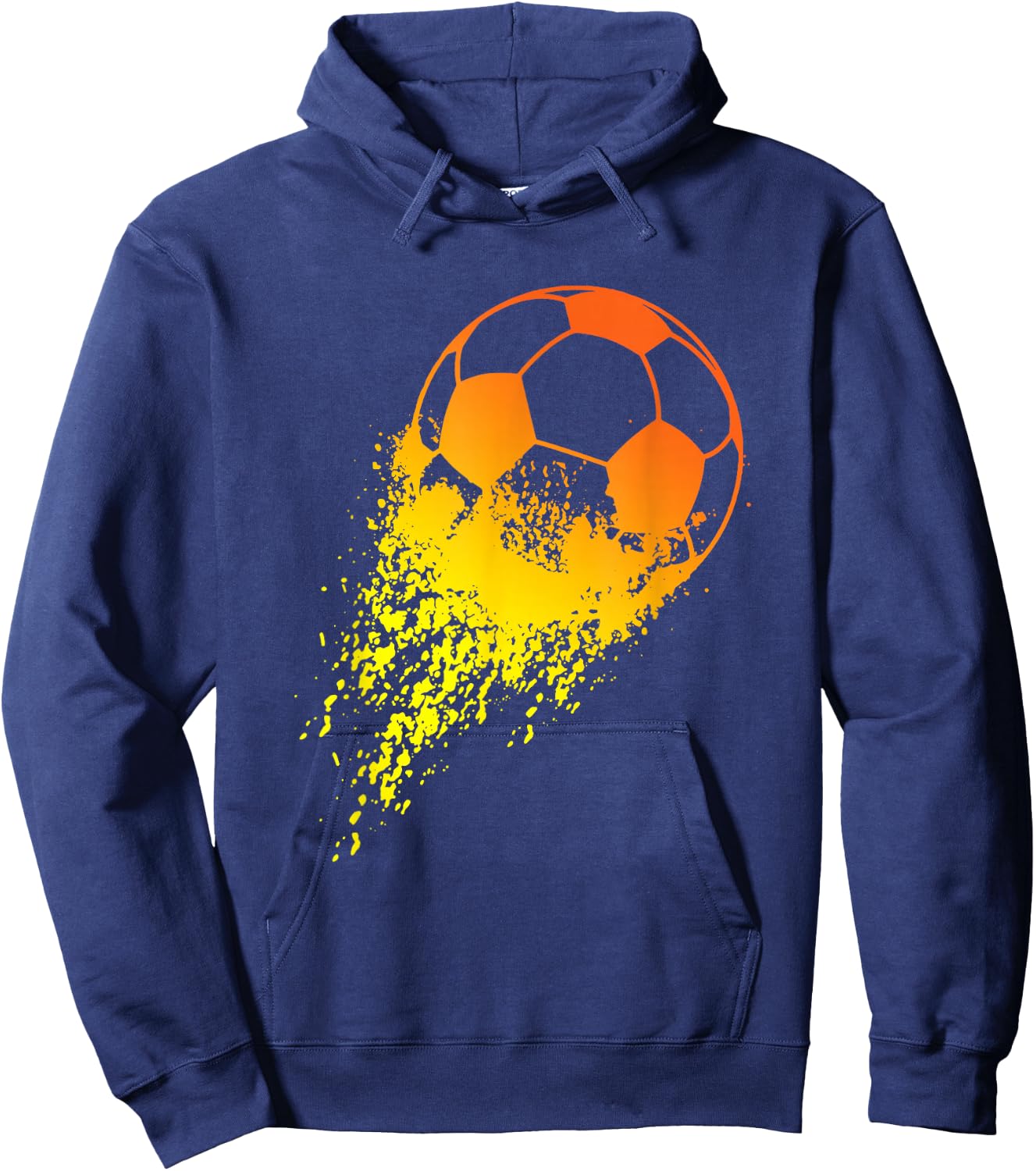 Soccer Player Sports Vintage Men Boys Soccer Hoodie - Hoodie | Navy