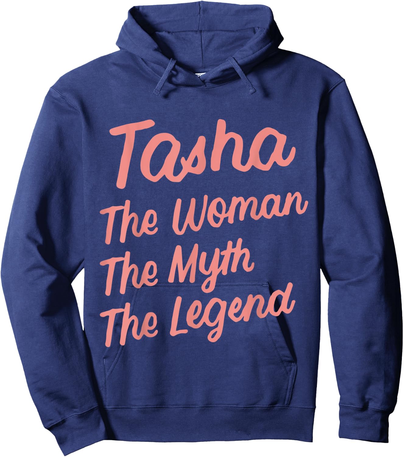 Tasha The Woman Myth Legend Personalized Name Birthday Hoodie - Hoodie | Navy