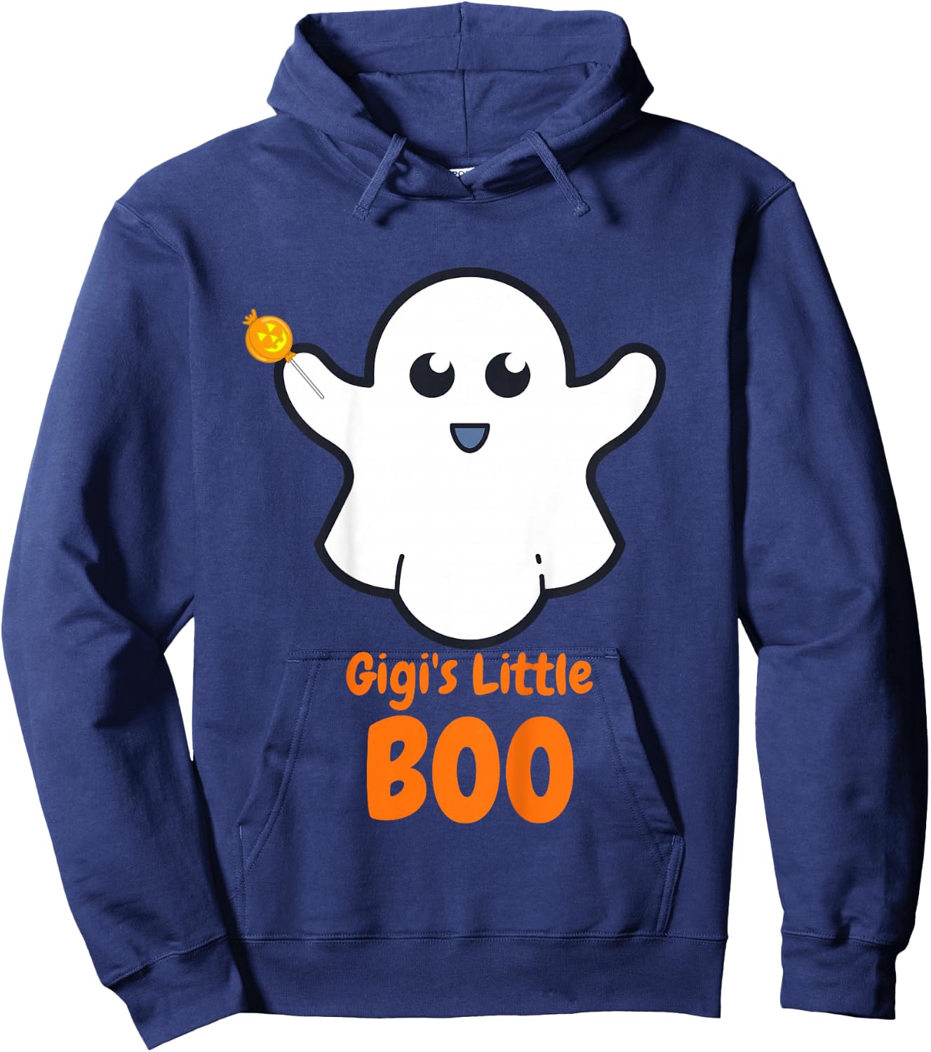 Kids Gigi's Little Boo - Halloween Gift Kids Boys Girls Toddler Hoodie - Hoodie | Navy