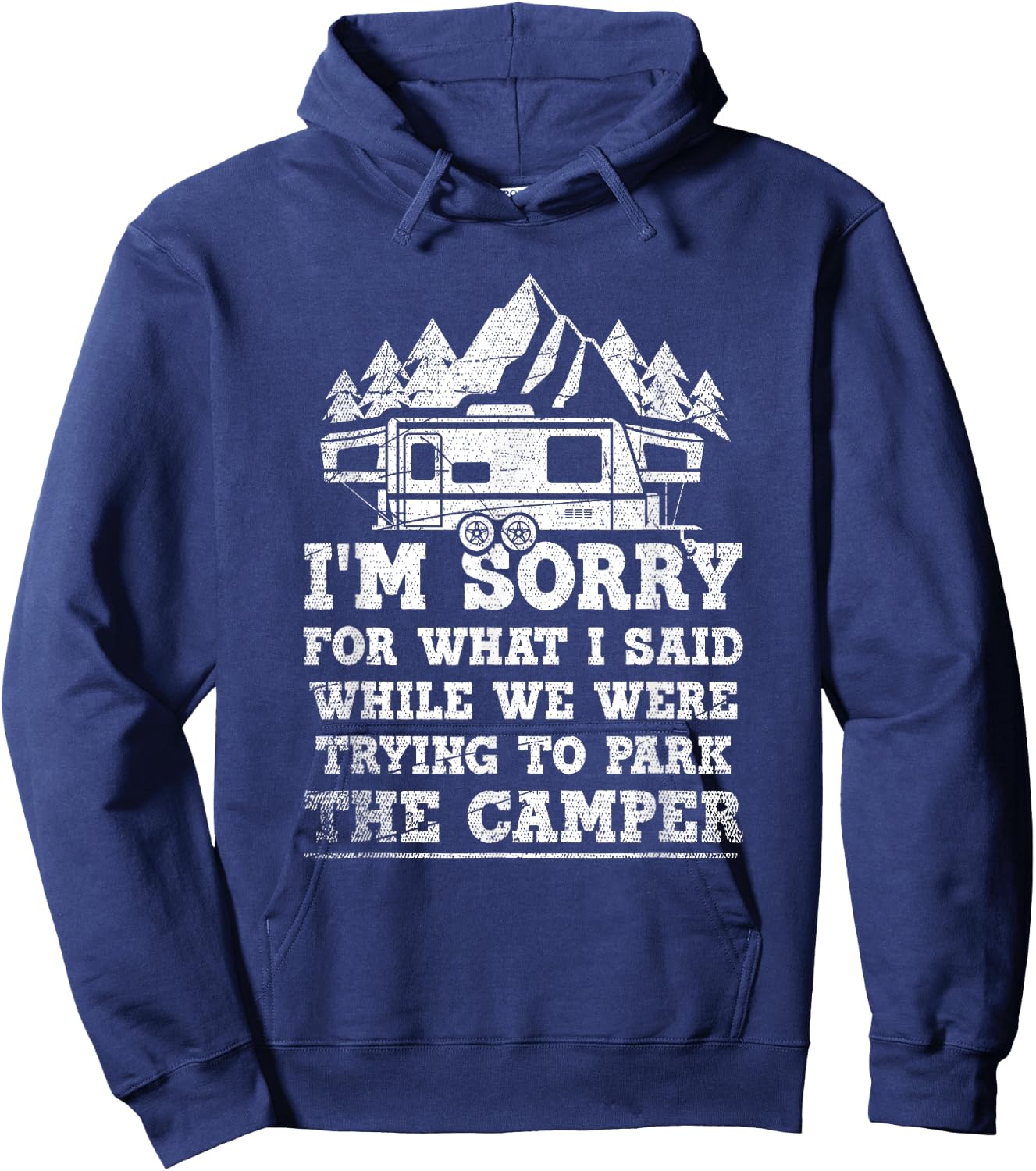 Funny Camping Hoodie - Hoodie | Navy