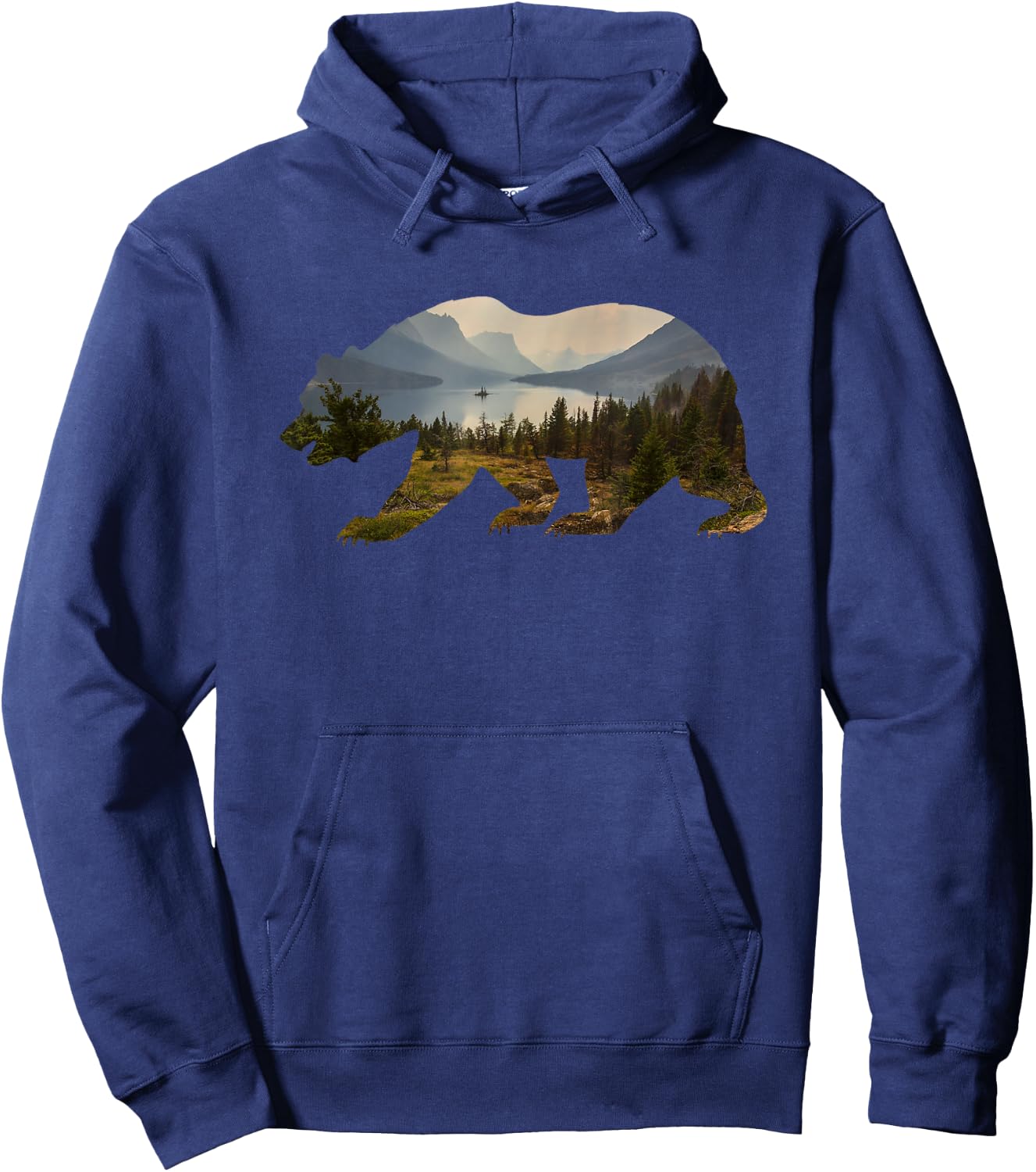 Preserve & Protect Vintage National Park Bear Wildlife Small Hoodie - Hoodie | Navy