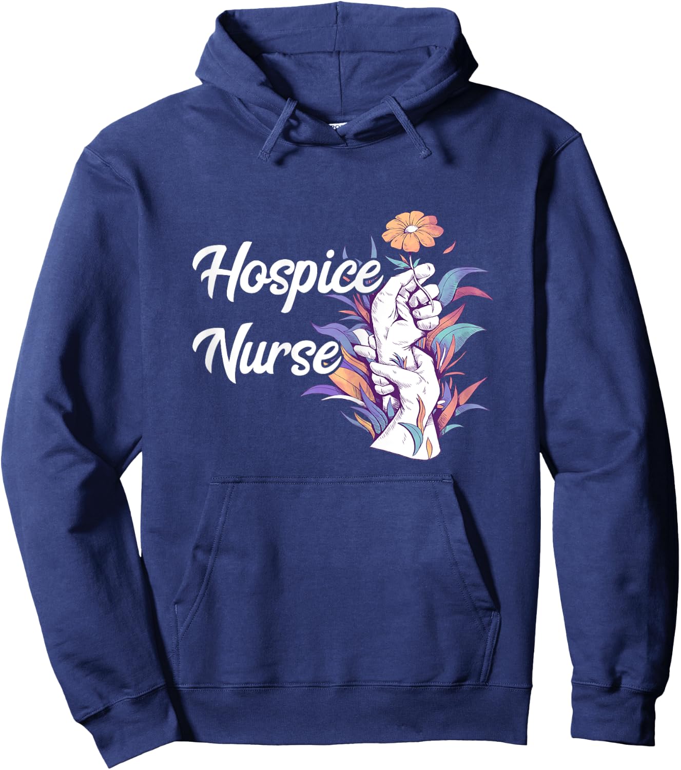 Hospice Nurse Medical Registered Nurse Nursing Life RN Hoodie - Hoodie | Navy
