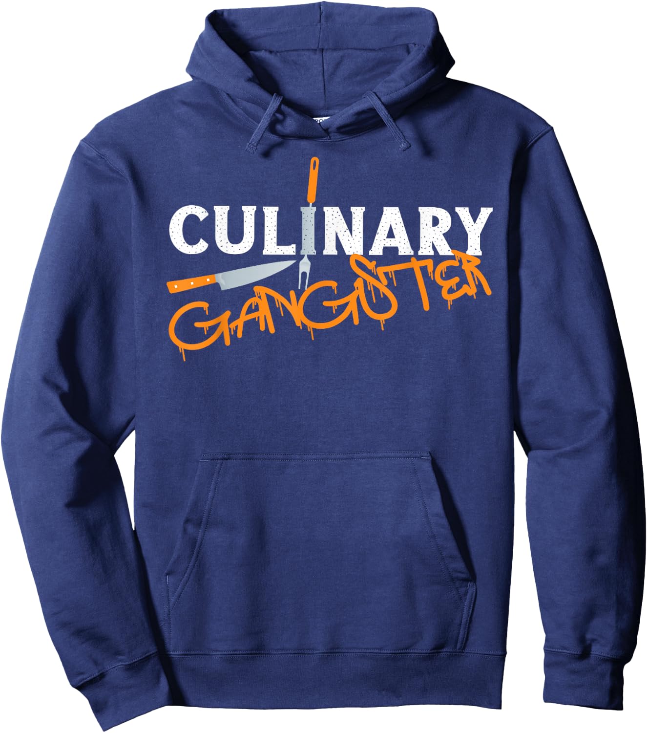 Cooking Chef Gangster Kitchen Chef Culinary Gangster Hoodie - Hoodie | Navy