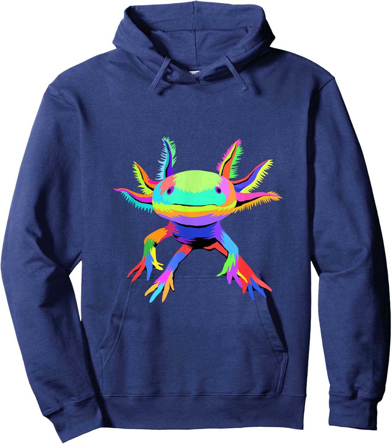 Axolotl Pop Art Axolotl Animal Axolotl Lover Hoodie - Hoodie | Navy