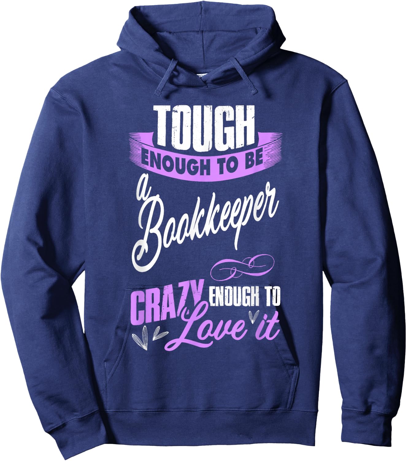 bookkeeper accountant Gift secretary and auditor Hoodie - Hoodie | Navy
