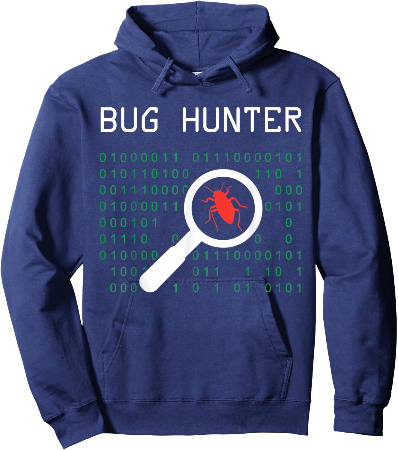 Bug Hunter error coding Gift Computer Developer IT Scientist Hoodie - Hoodie | Navy