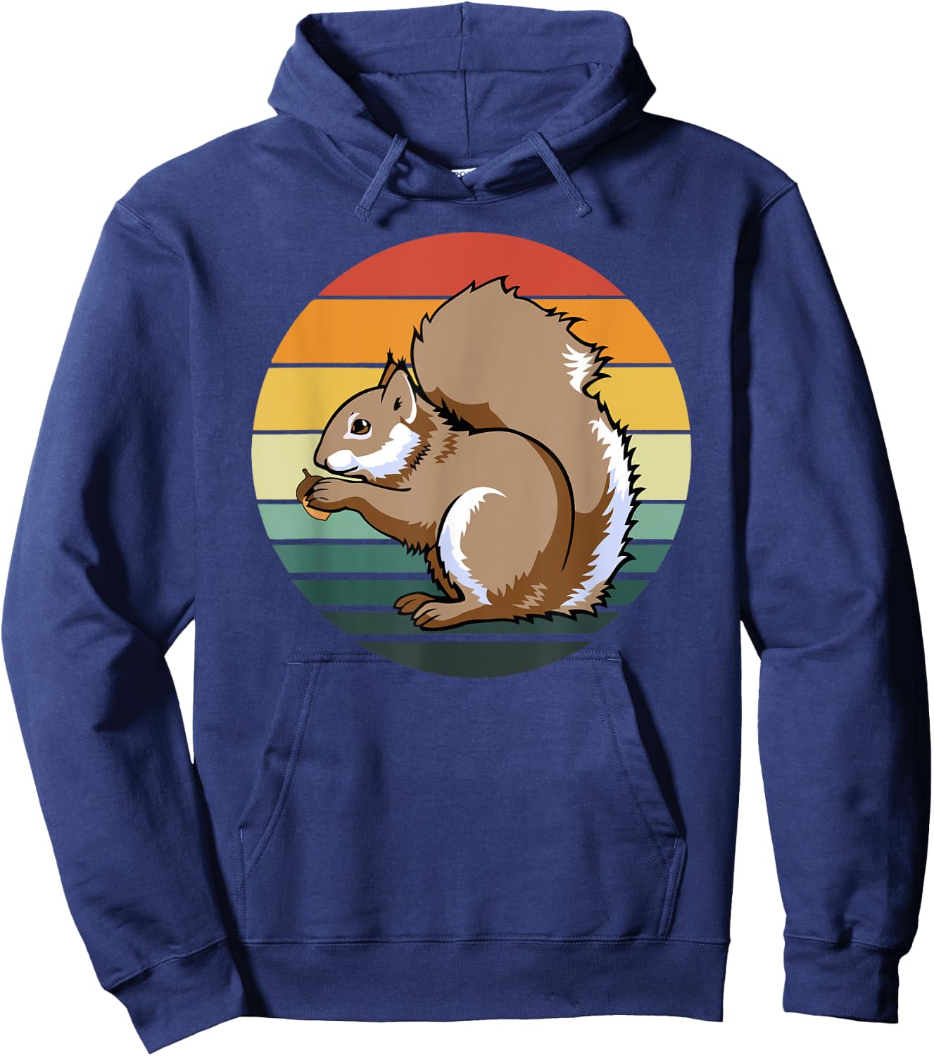 Squirrel Shirt Women Bird Feeder Empty Nature Acorn Squirrel Hoodie - Hoodie | Navy