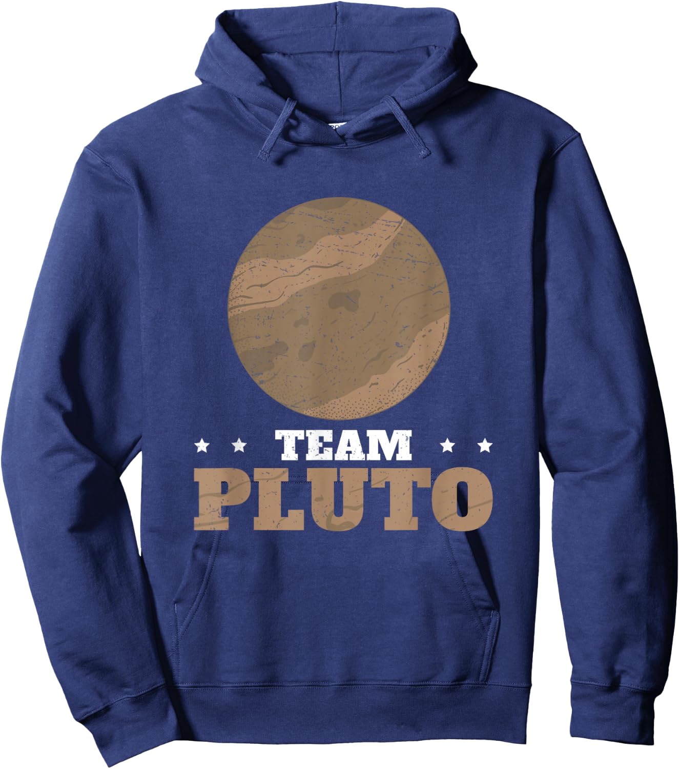 Team Pluto Awesome Dwarf Planet Astronomy Planetary Science Hoodie - Hoodie | Navy