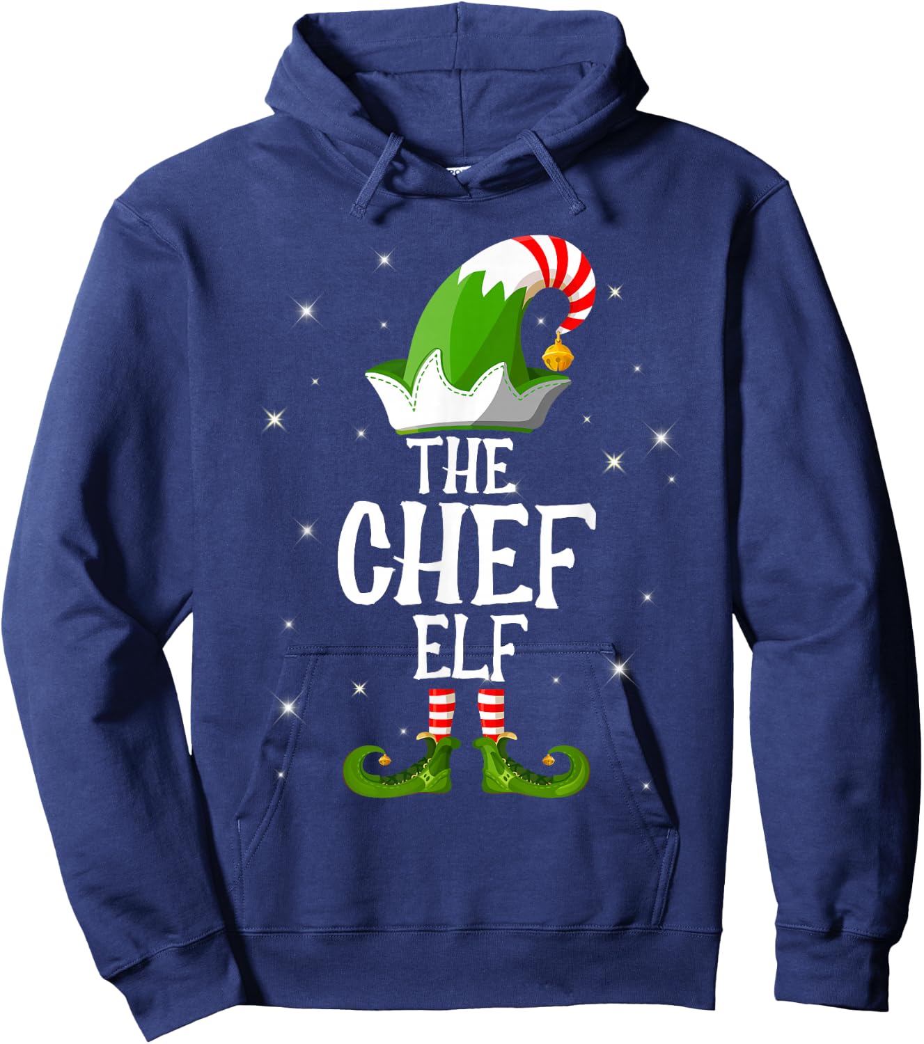 The Chef Elf Family Matching Group Christmas Hoodie - Hoodie | Navy