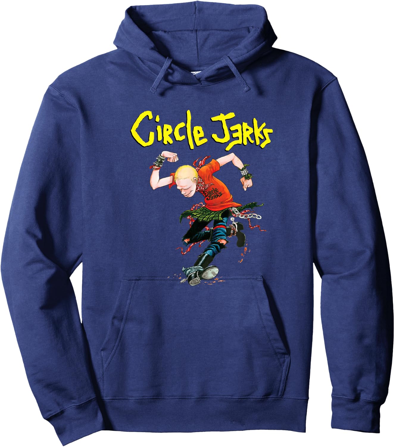 Circle Jerks - Skankman - Official Merchandise Hoodie - Hoodie | Navy