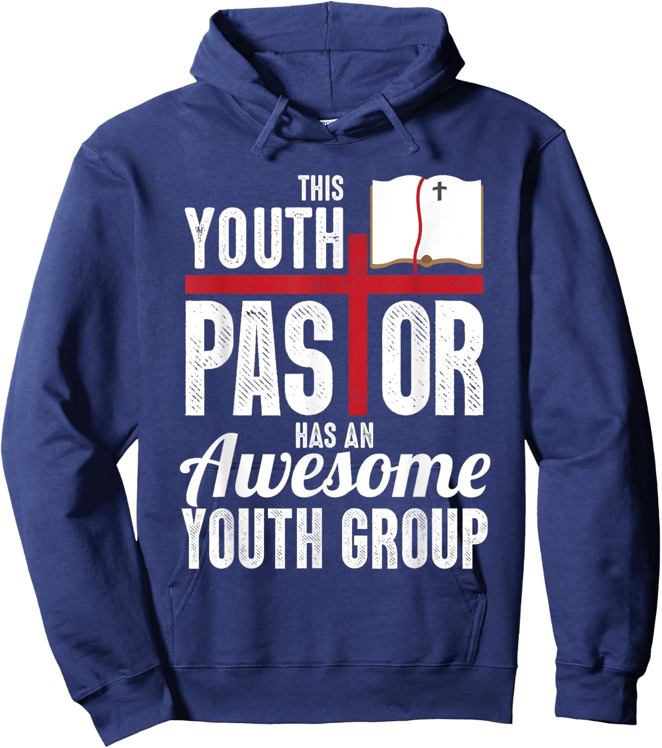 Cool Youth Pastor Art Women Christian Church Lovers Hoodie - Hoodie | Navy