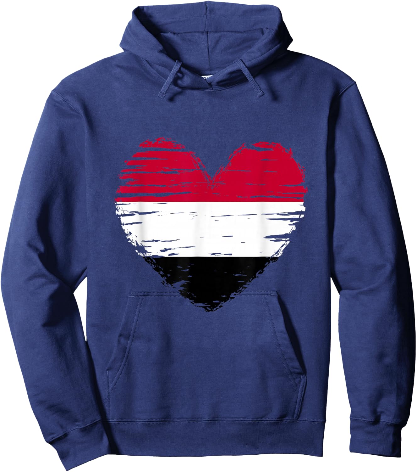 Yemen Heart Yemeni Flag Yemeni Pride Hoodie - Hoodie | Navy