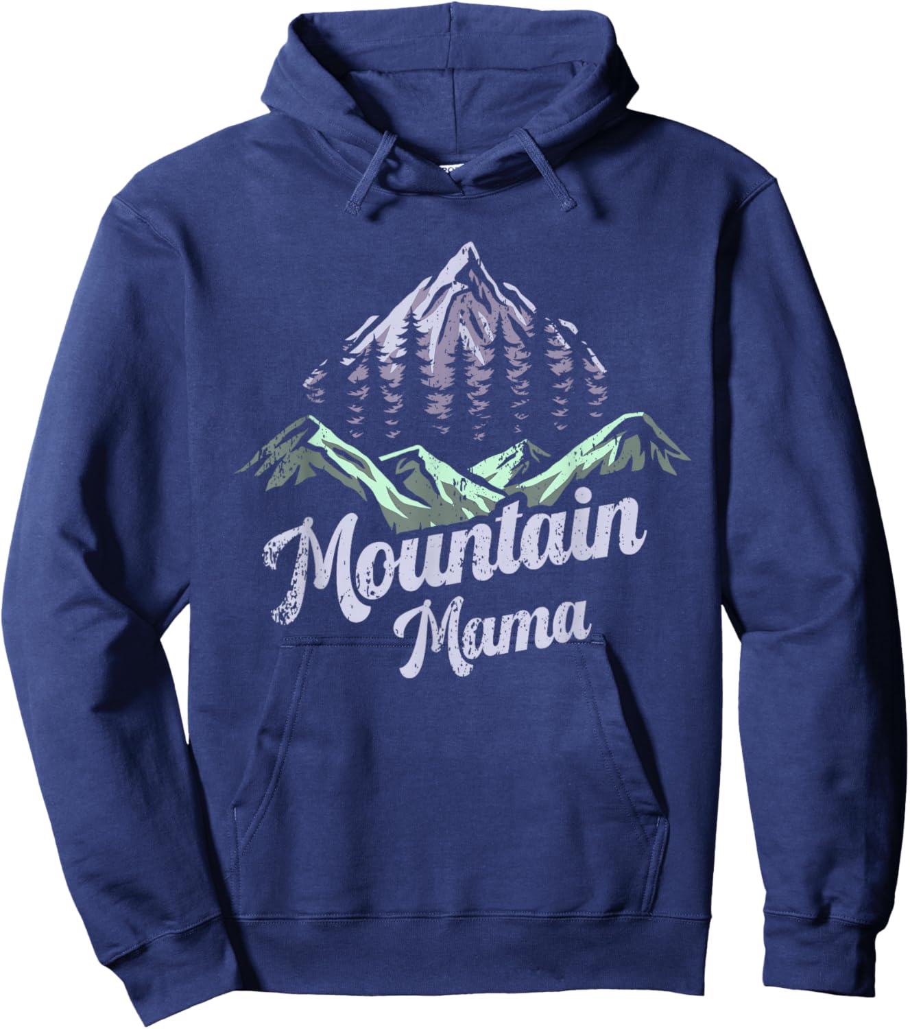 Mountain Mama Camping Hiking Mom Adventure Mothers Day Hoodie - Hoodie | Navy