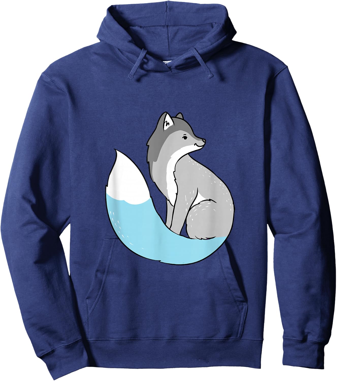 Demiboy Fox Demiboy Pride Hoodie - Hoodie | Navy