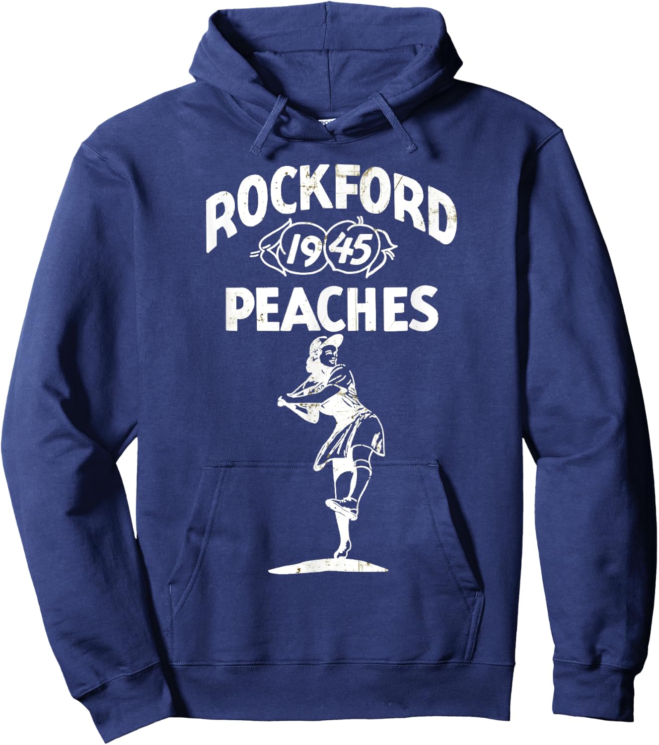 Vintage Rockford Peaches Promo Hoodie - Hoodie | Navy
