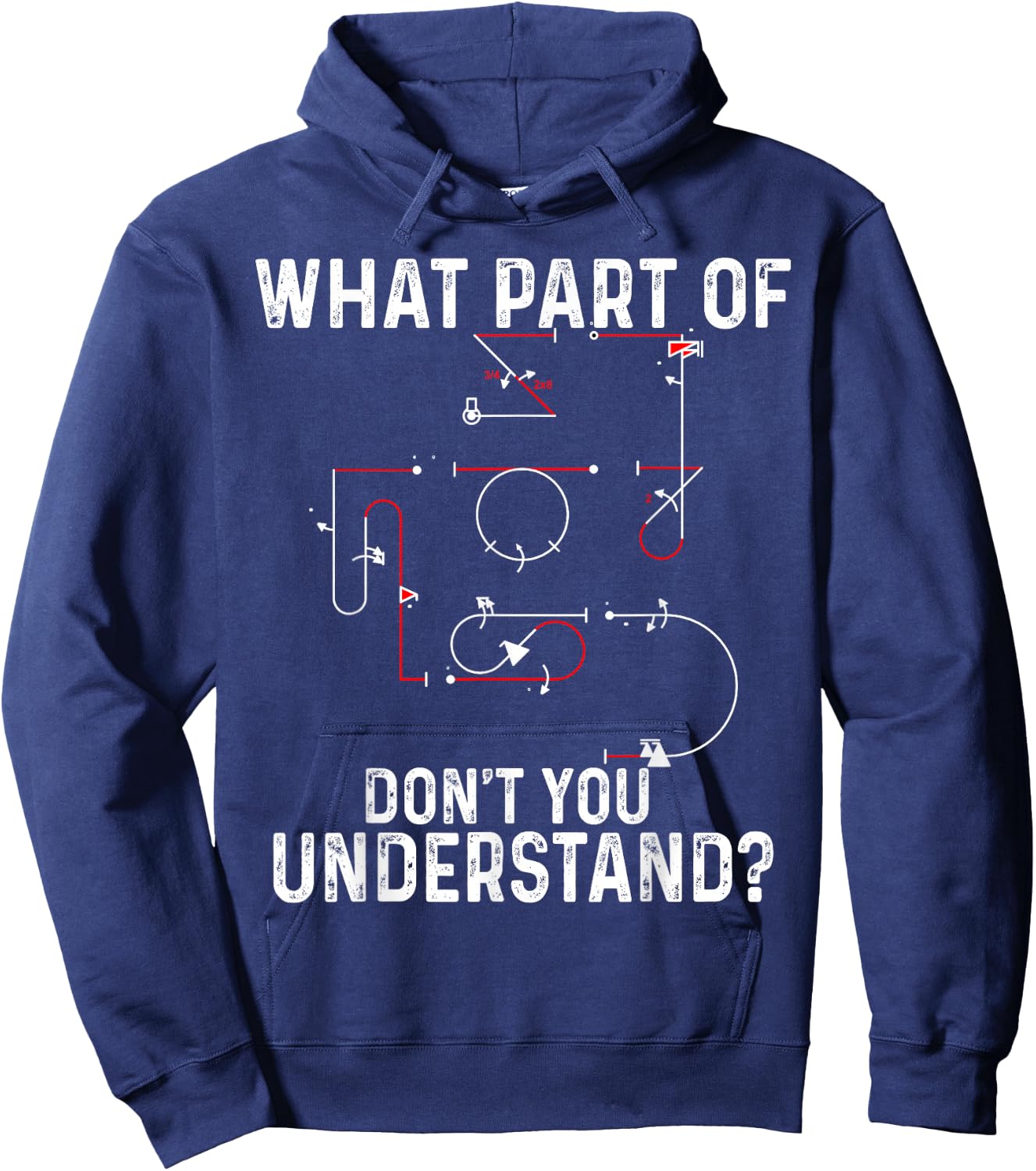 What Part Of Don't You Understand Aerobatic Aresti Figures Hoodie - Hoodie | Navy