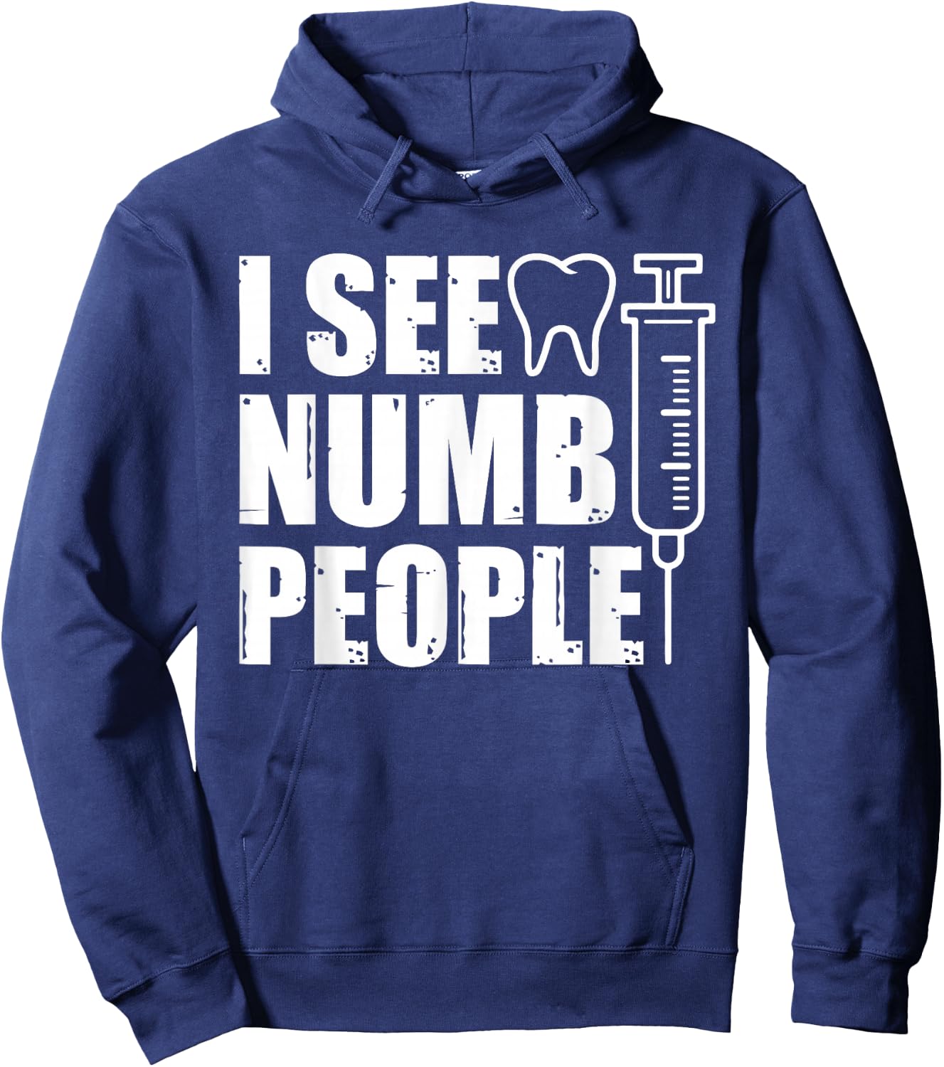 Cool Dental Hygienist Art Men Women Dentistry Assistant Tech Hoodie - Hoodie | Navy