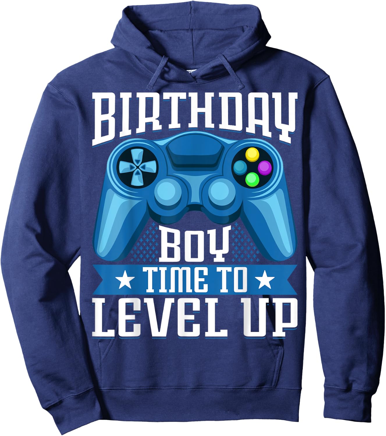 Birthday Boy Time to Level Up Video Game Birthday Gamer Hoodie - Hoodie | Navy