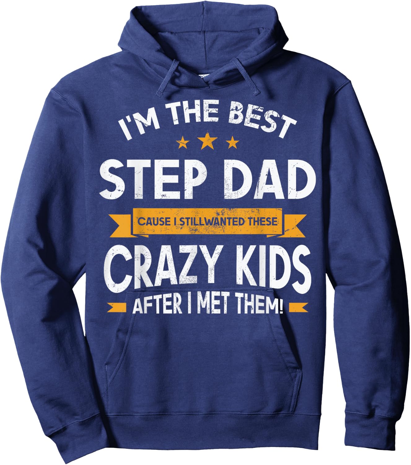 Stepdad Stepdaddy Stepfather Hoodie - Hoodie | Navy