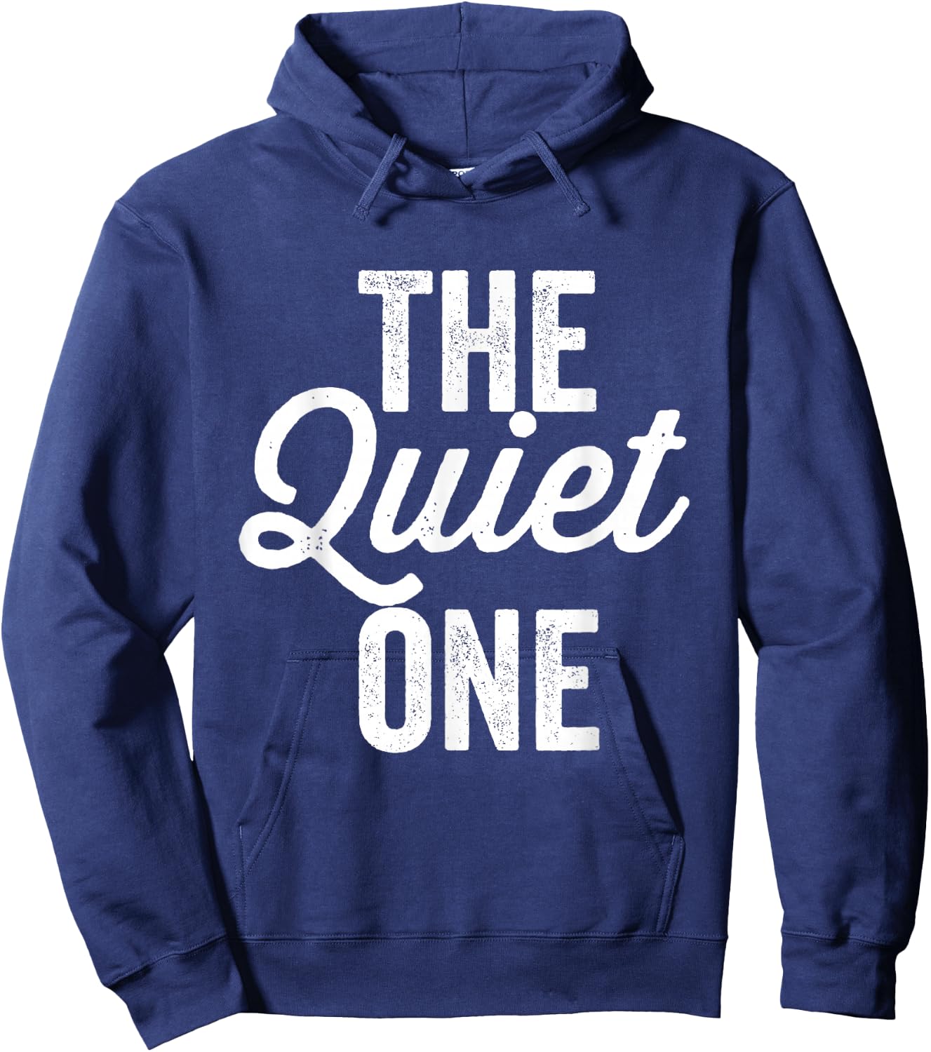 The Quiet One Loud One Matching Couples Bff Bestfriend Hoodie - Hoodie | Navy