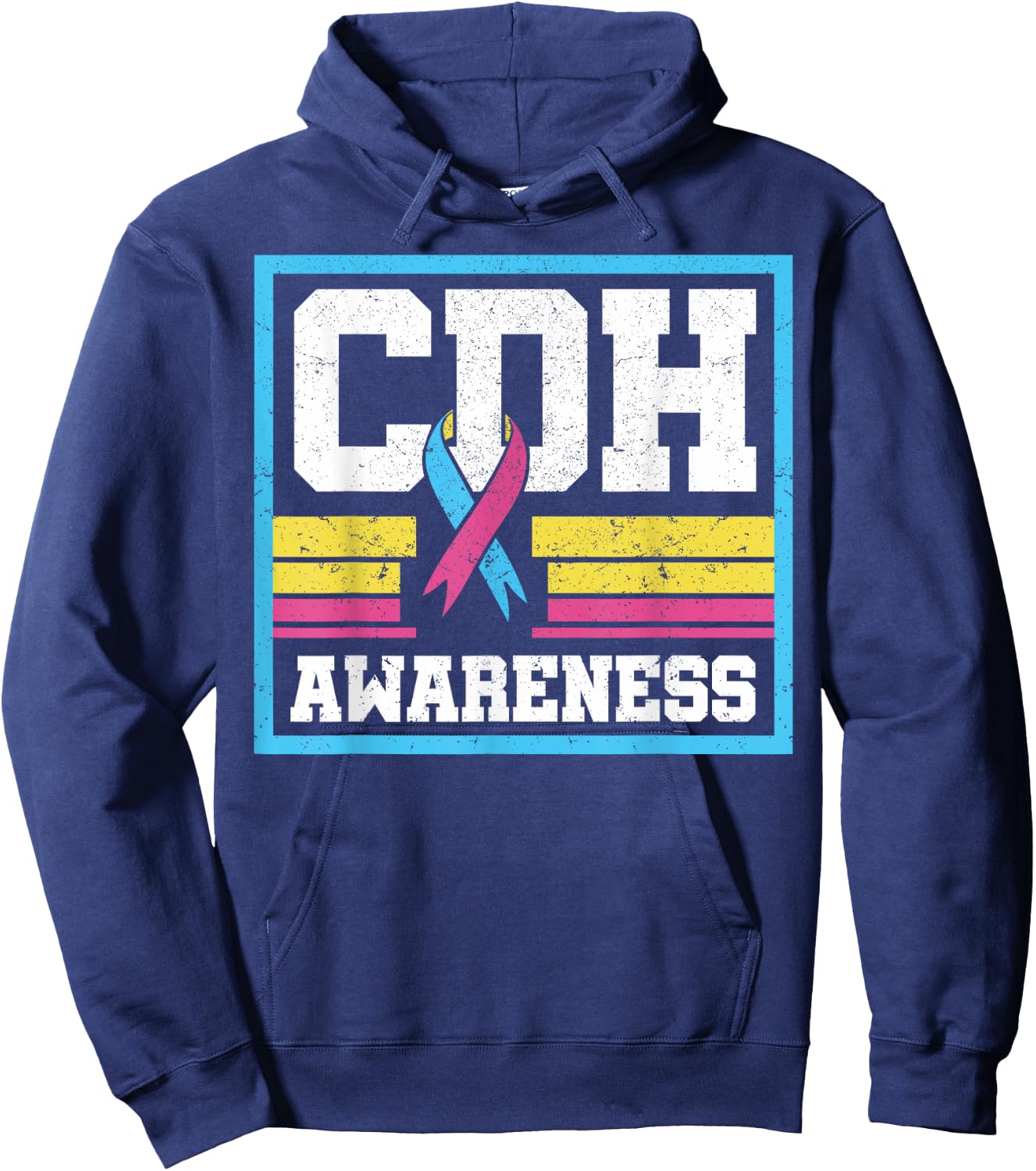 Congenital Diaphragmatic Hernia Awareness CDH Supporter Hoodie - Hoodie | Navy