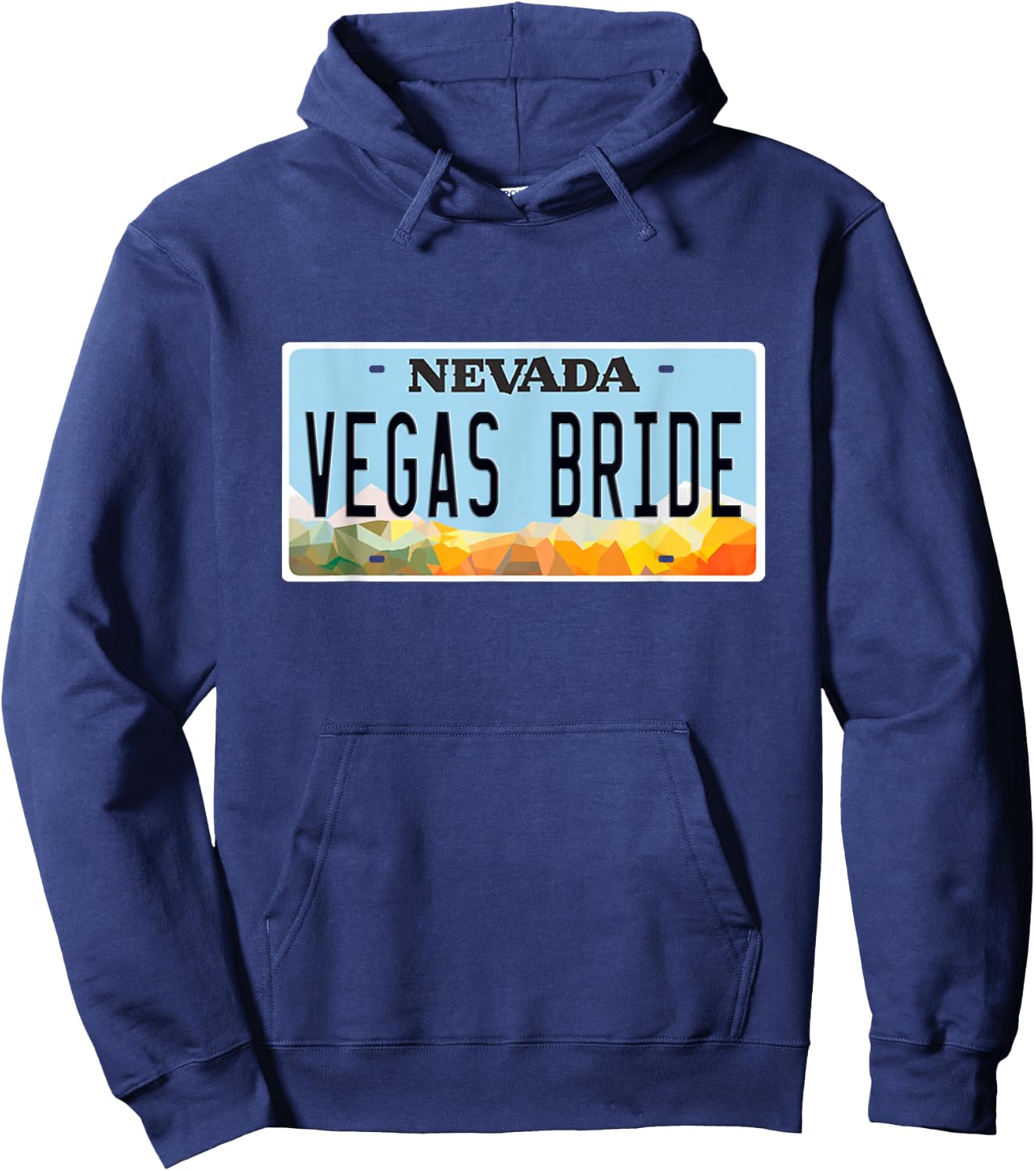 Las Vegas Bride Wedding Groom Matching Bachelorett Honeymoon Hoodie - Hoodie | Navy