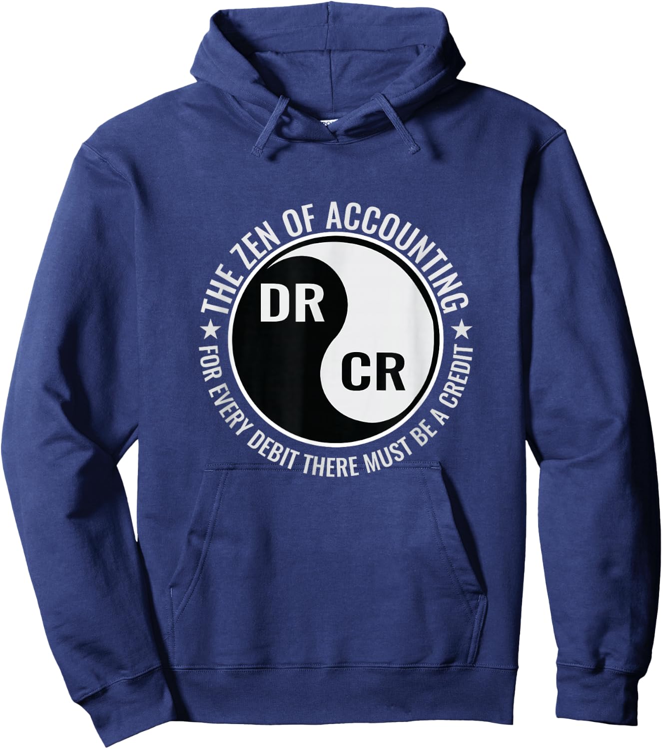Zen of Accounting Major Degree Accountant Gift CPA Small Hoodie - Hoodie | Navy