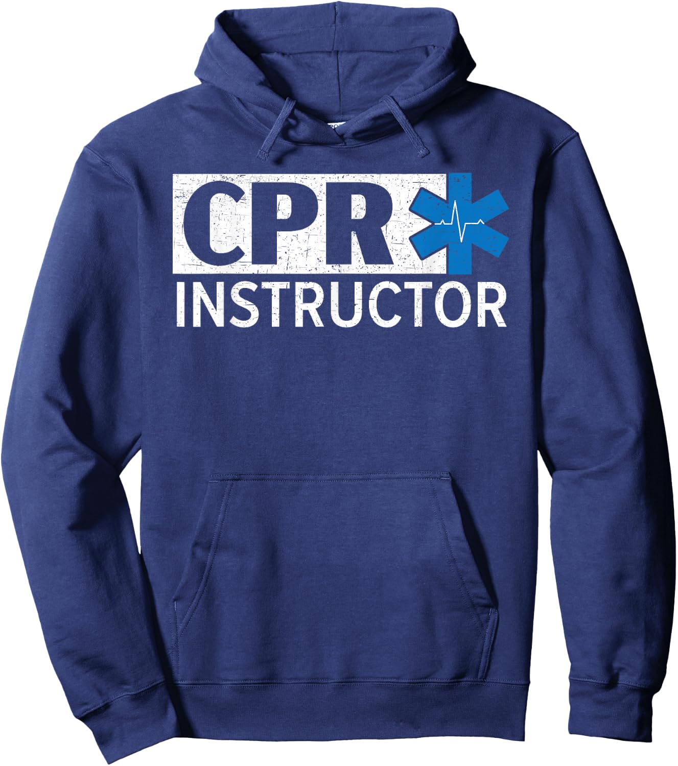 CPR Instructor Healthcare Worker EMT Paramedic Hoodie - Hoodie | Navy