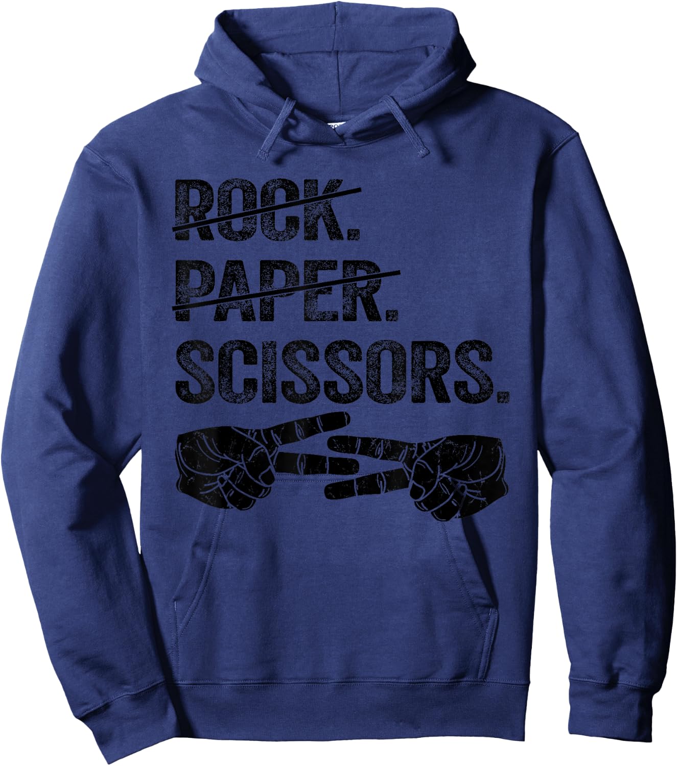 Rock Paper Scissors Lesbian Women Girls Gay Pride Parade Hoodie - Hoodie | Navy