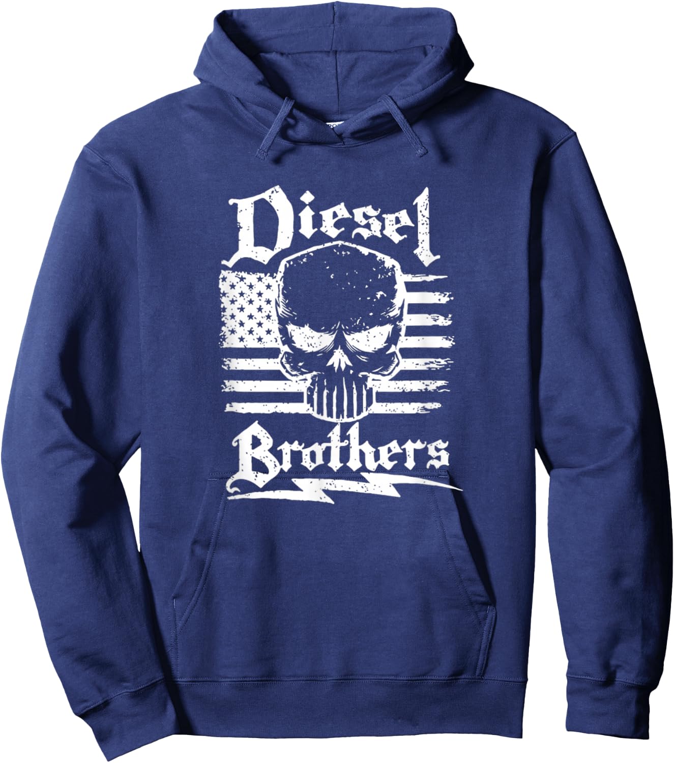 Diesel Brothers Amercian Flag T Shirt Hoodie - Hoodie | Navy
