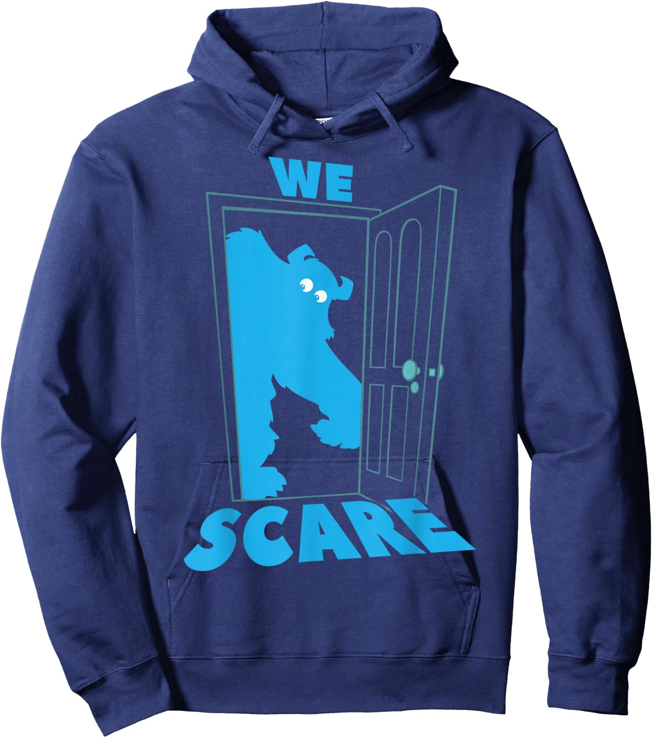 Disney Pixar Monsters, Inc. Sulley We Scare We Care Door Hoodie - Hoodie | Navy