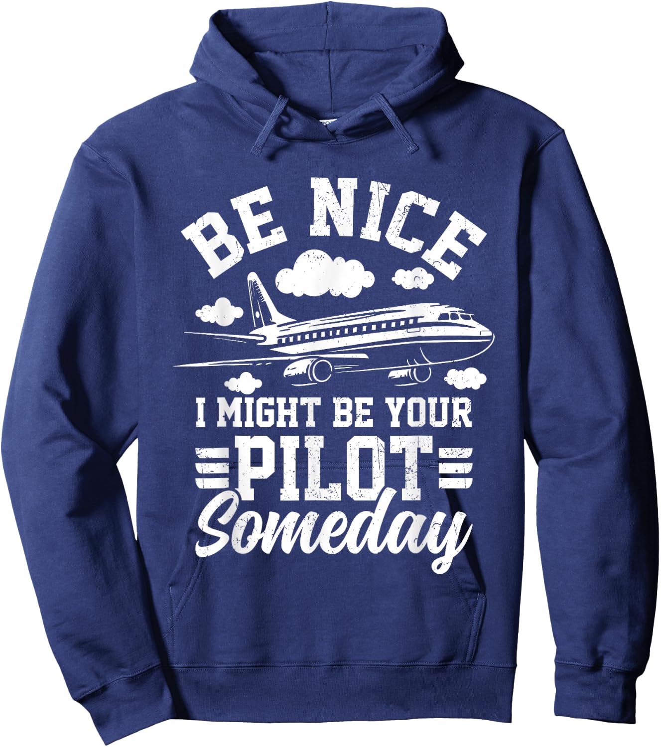 Funny Aviator Pilot Airplane Plane Aviation Gifts Men Women Hoodie - Hoodie | Navy