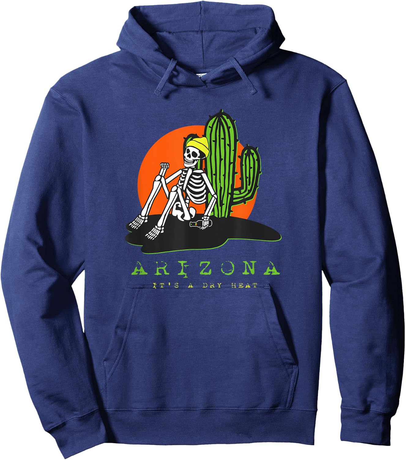 Arizona Skeleton Souvenir Hoodie - Hoodie | Navy