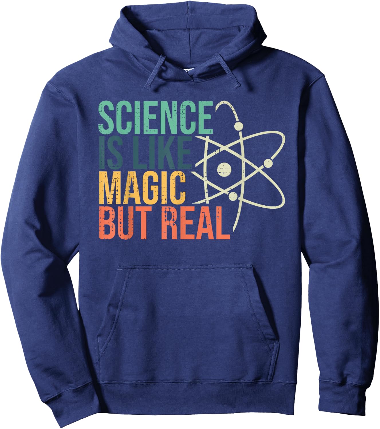 Science Is Like Magic But Real Science Nerd Science Teacher Hoodie - Hoodie | Navy
