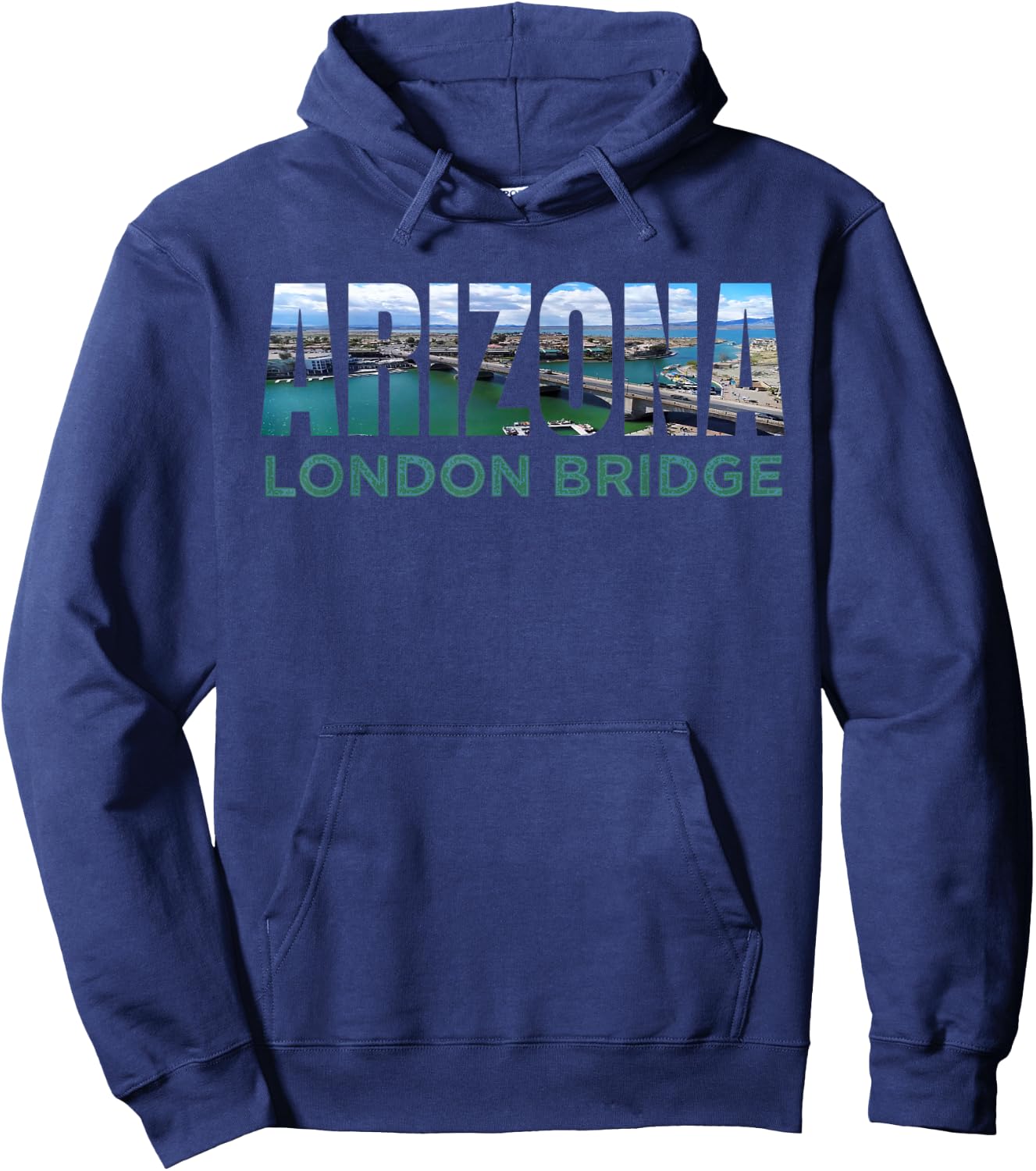 London Bridge Lake Havasu City Arizona Tourist Attraction Az Hoodie - Hoodie | Navy