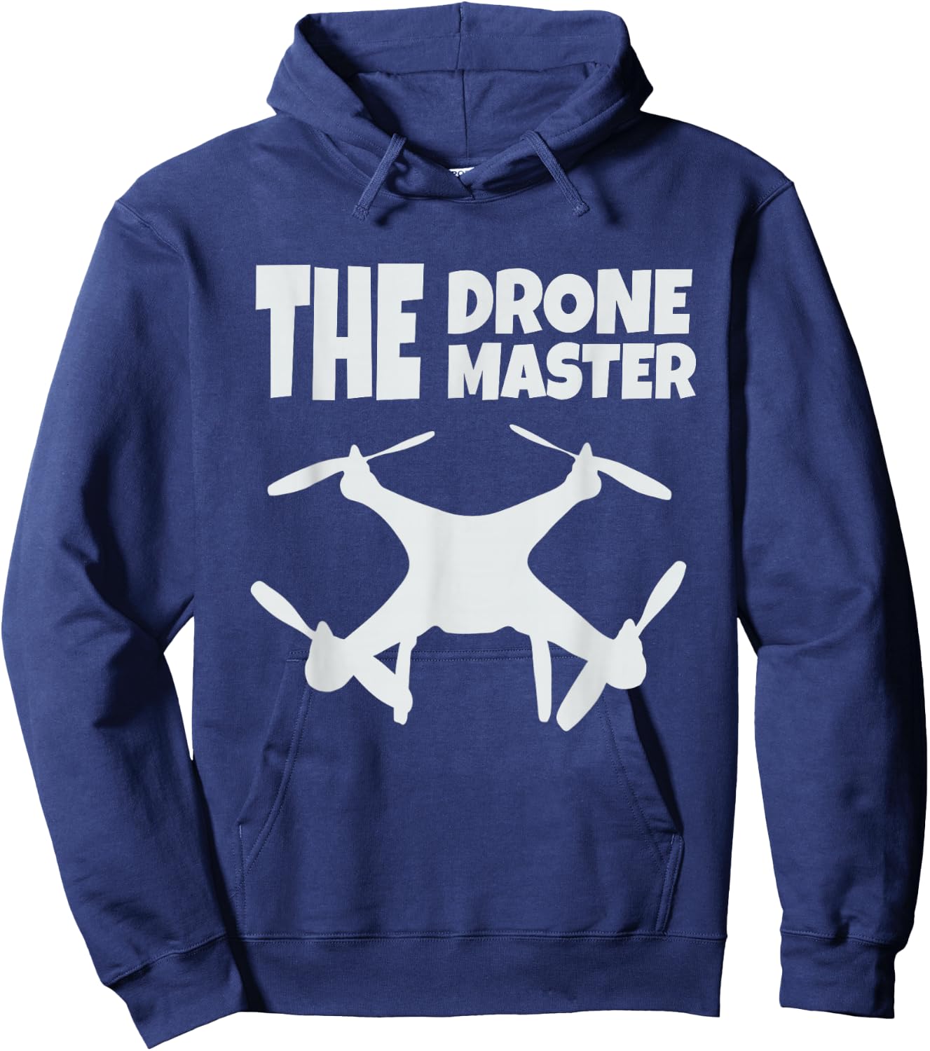 The Drone Master Gift Flying Drones Pilot Dad Son Hoodie - Hoodie | Navy
