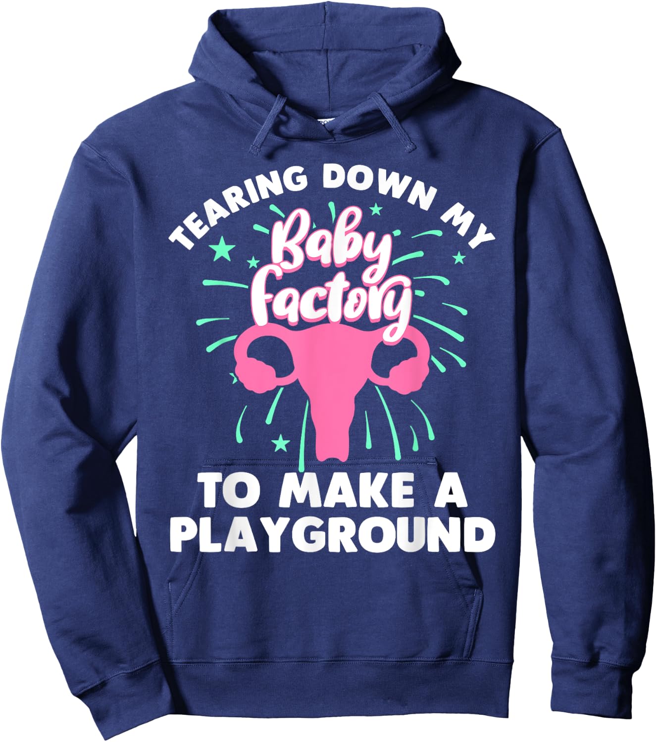 Funny Hysterectomy Girls Endometriosis Recovery Hoodie - Hoodie | Navy