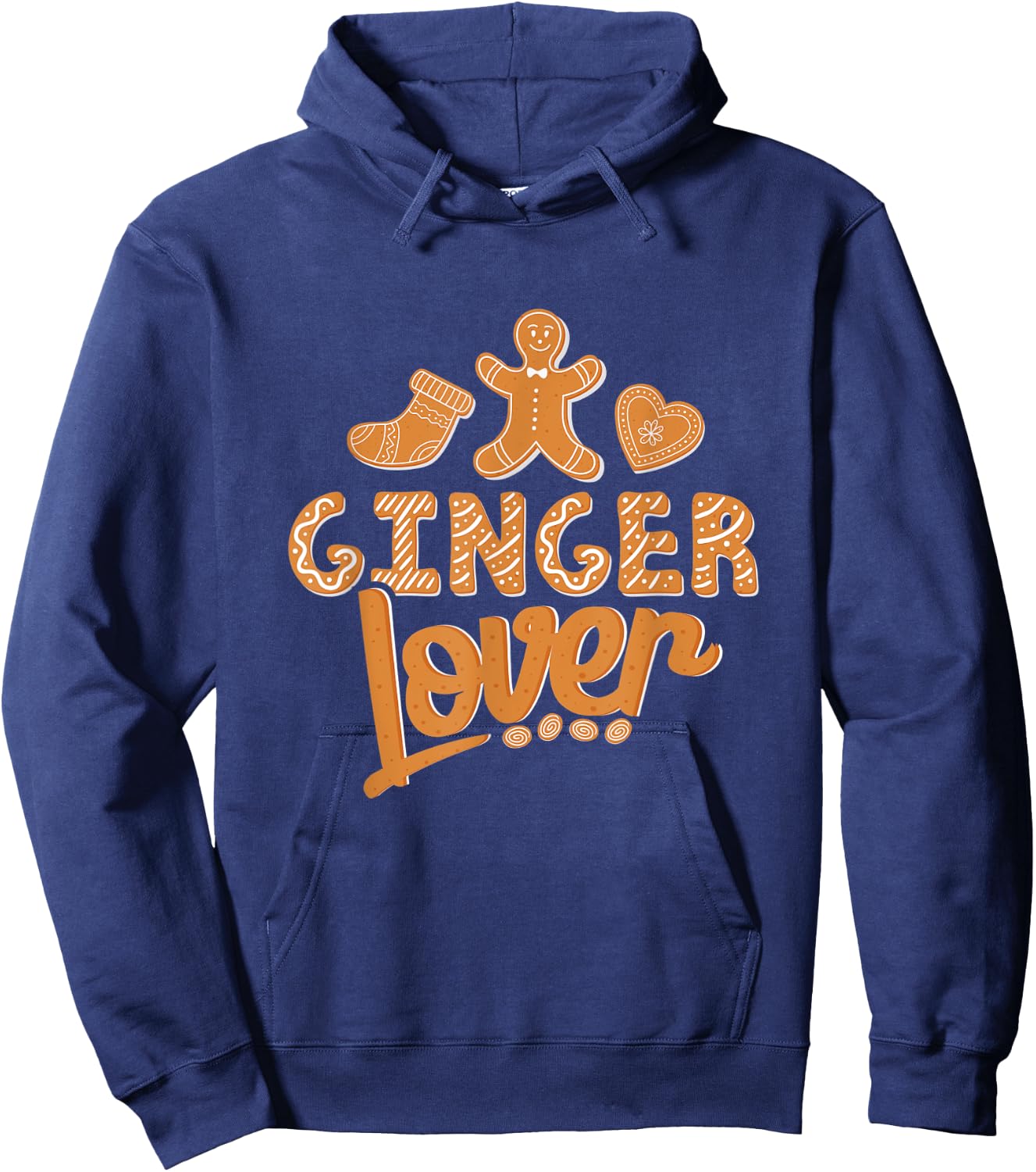 Gingerbread Lover Christmas Baking Baker Holiday Hoodie - Hoodie | Navy