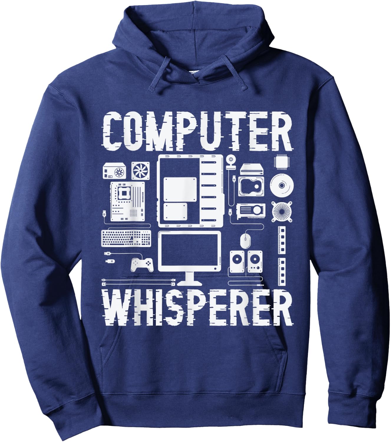 Computer Whisperer Tech Supports Programmer Coder Hoodie - Hoodie | Navy