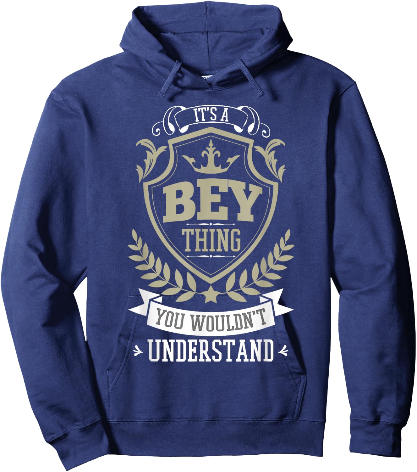 Moorish American Clothes It's a Bey Thing Shirt Hoodie - Hoodie | Navy