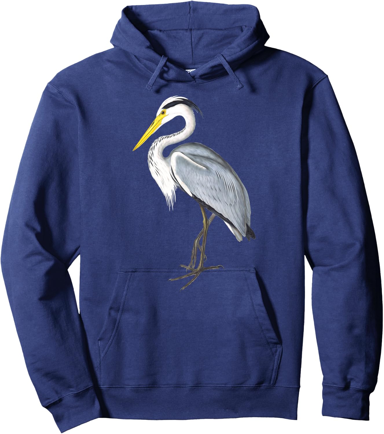 Great Blue Heron Enthusiast Birdwatcher Birder Hoodie - Hoodie | Navy