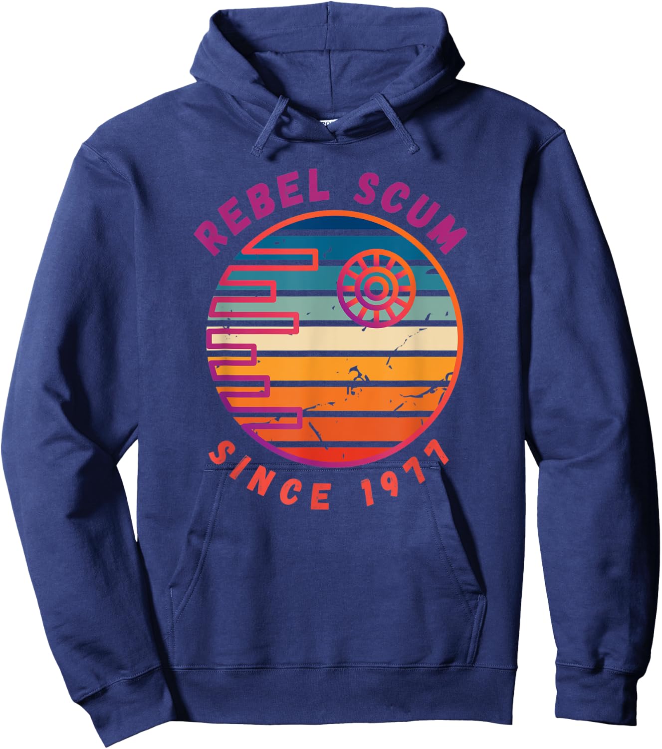 Funny 70`s Sci-Fi Movie Geek Mom Dad Brother Sister Hoodie - Hoodie | Navy