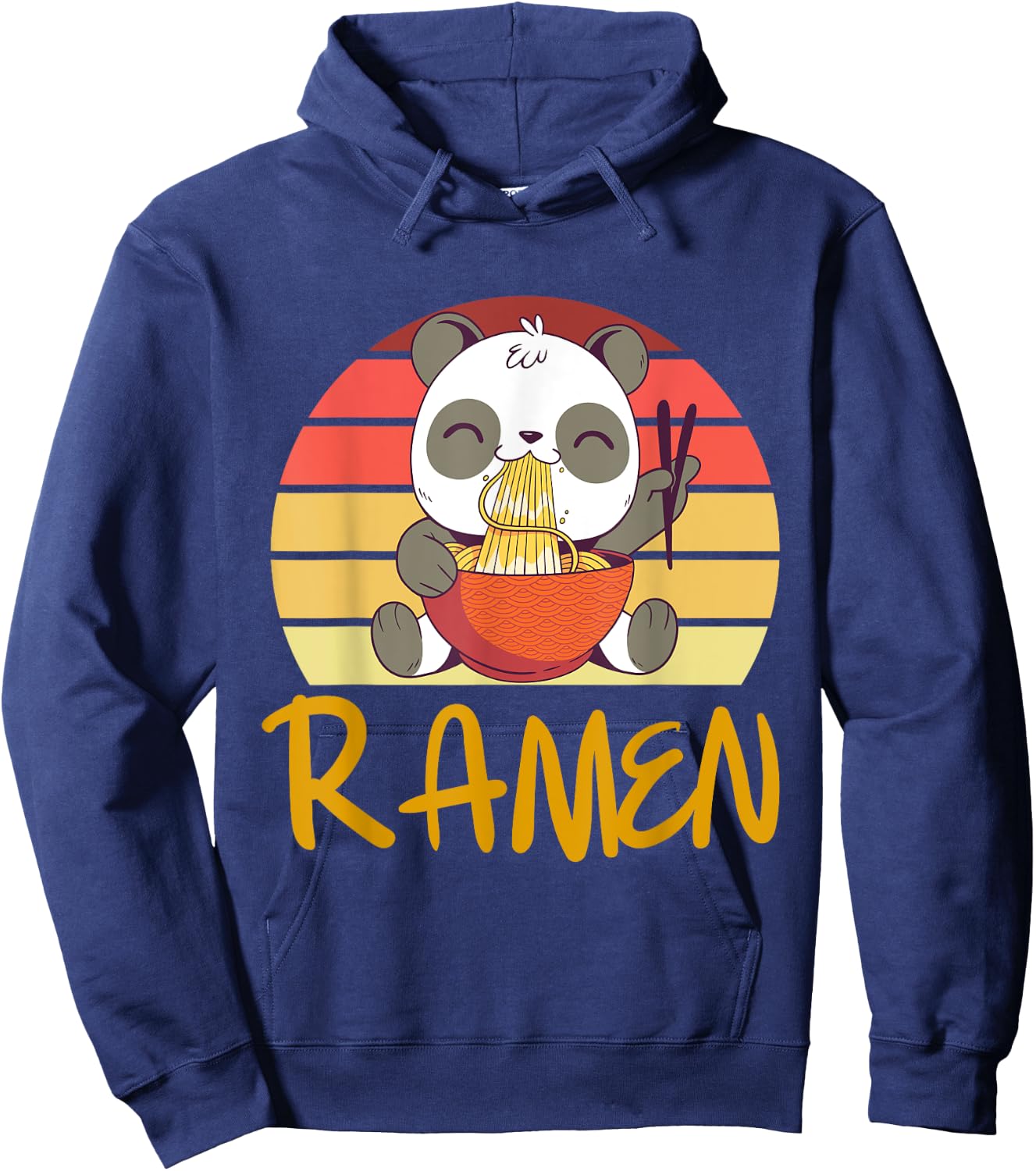 Maruchan Ramen Noodles Large Ramen Noodles Chicken Ramen Hoodie - Hoodie | Navy