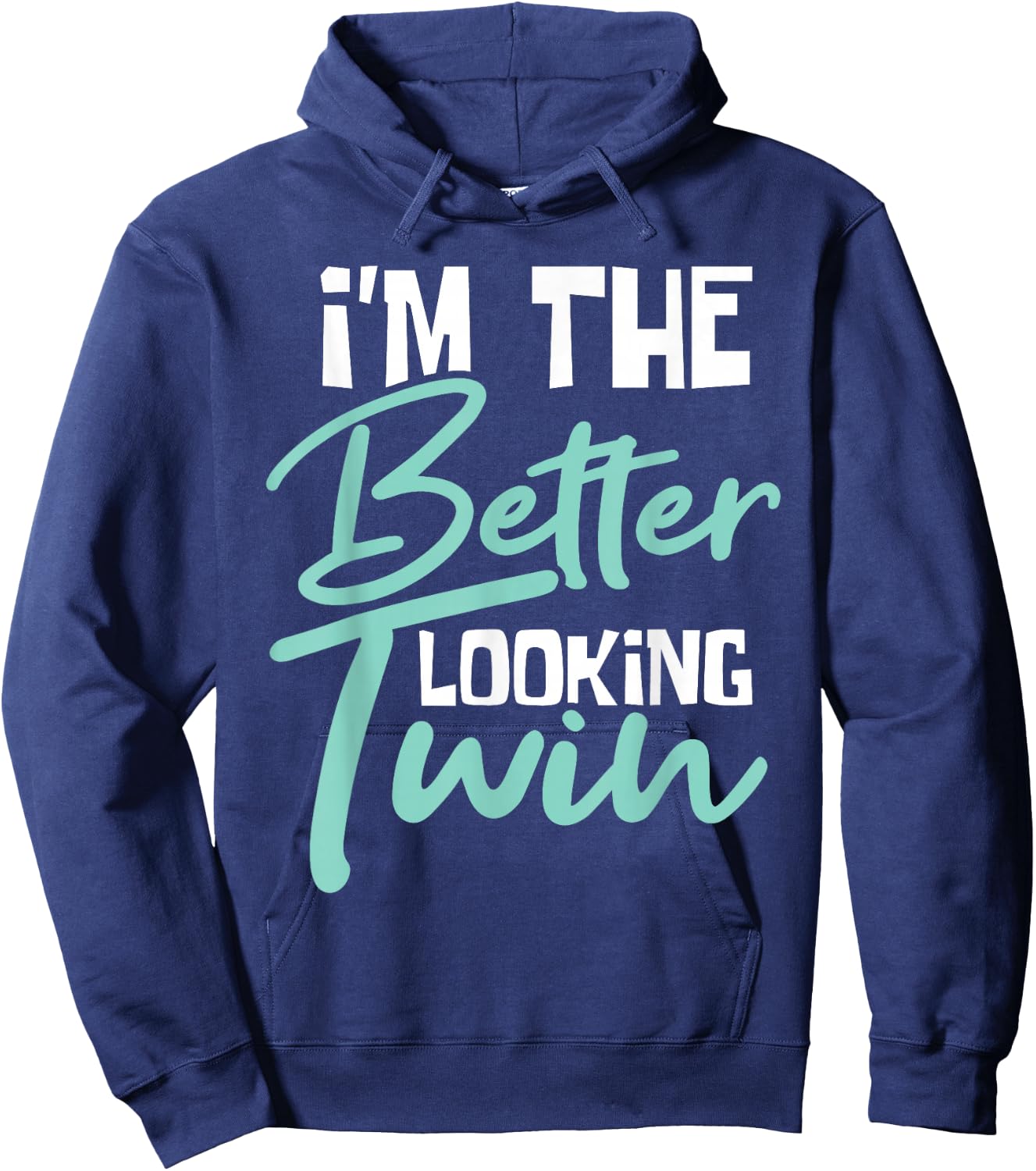 Ich bin der besser aussehende Zwilling - Gemini Sister Brother Siblings Hoodie - Hoodie | Navy