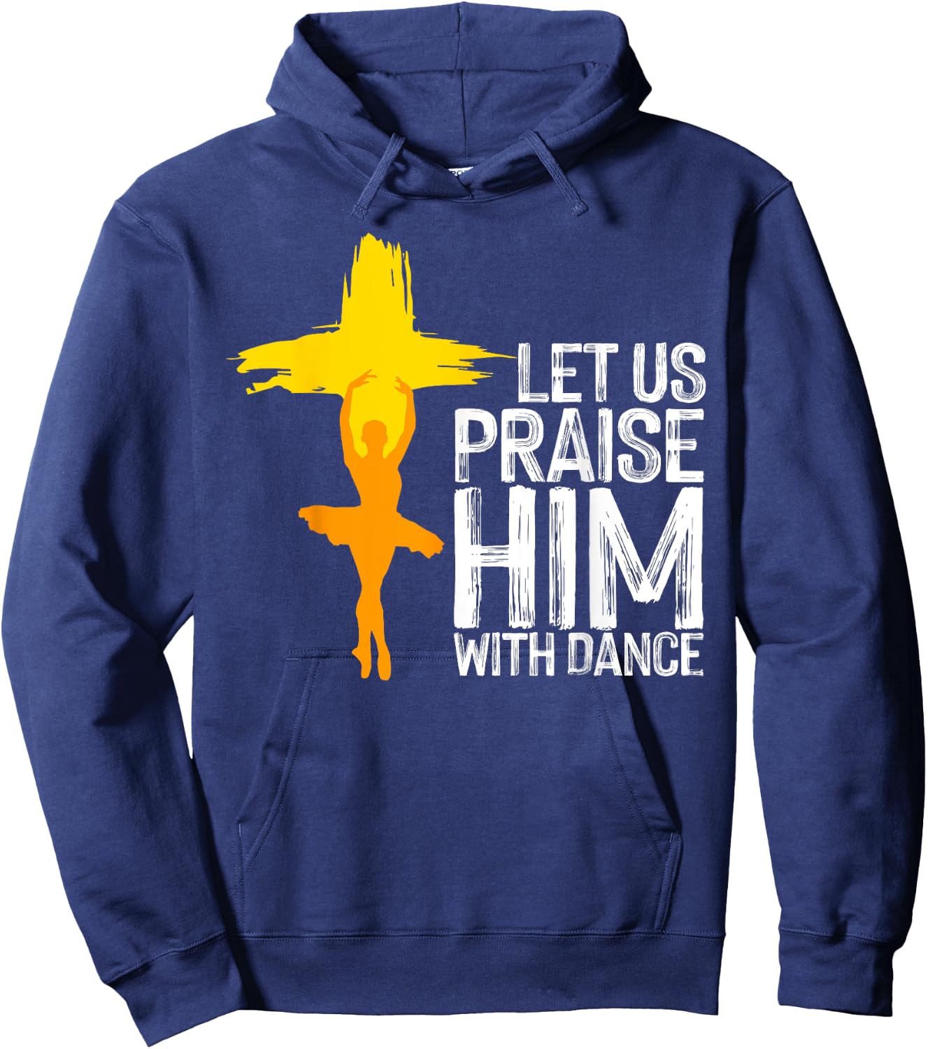 Cool Christian Women Praise Worship Dance Ministry Hoodie - Hoodie | Navy