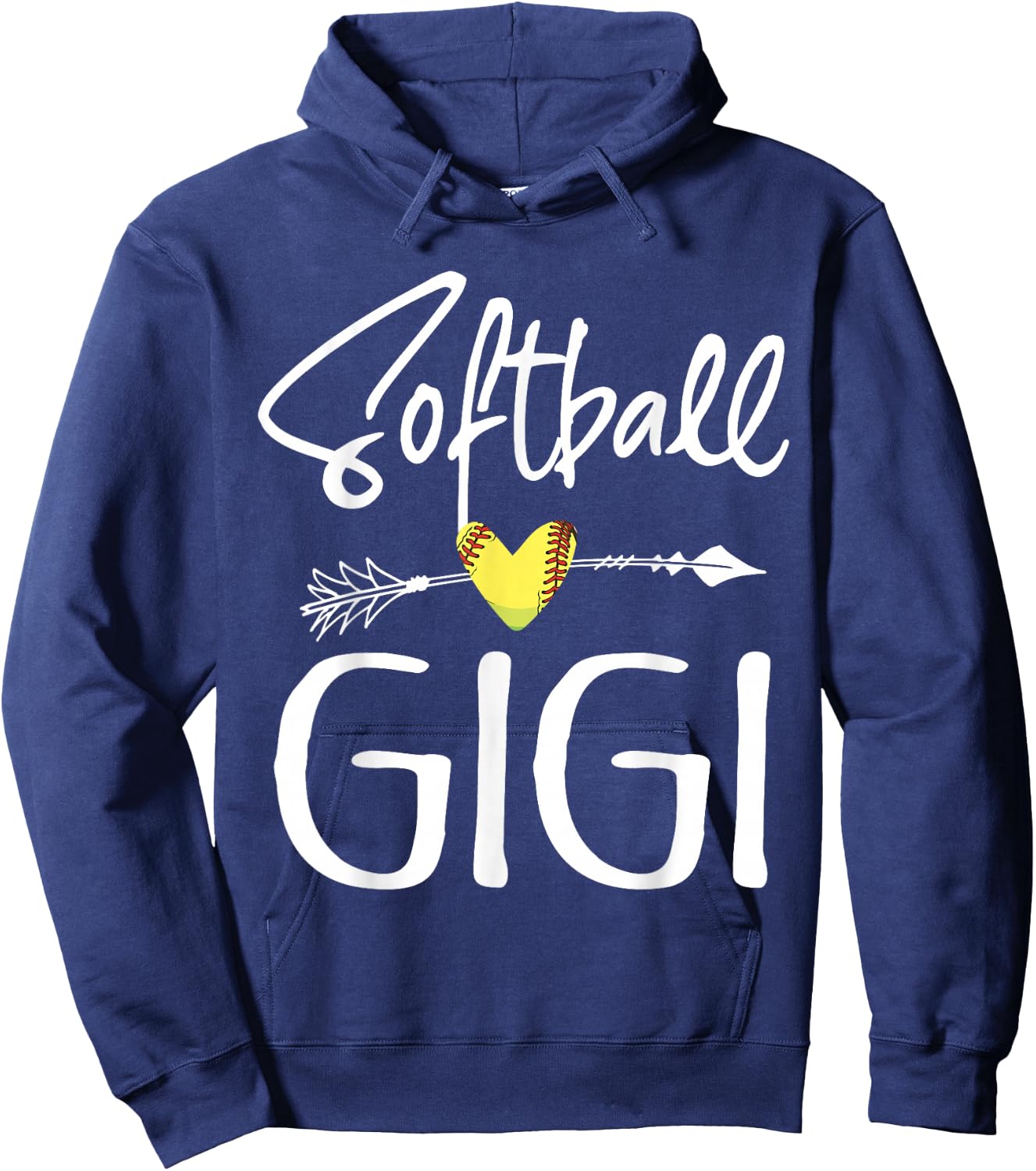 Softball Gigi Women Softball Gift Hoodie - Hoodie | Navy