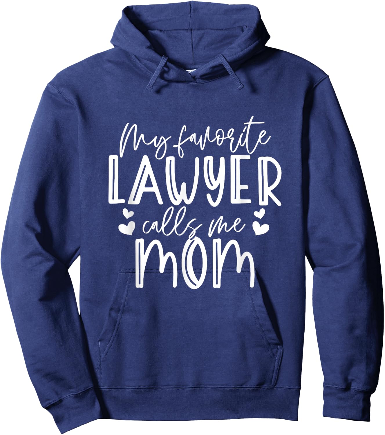 Lawyer Mom Law School Student Lawyer Graduation Face Hoodie - Hoodie | Navy
