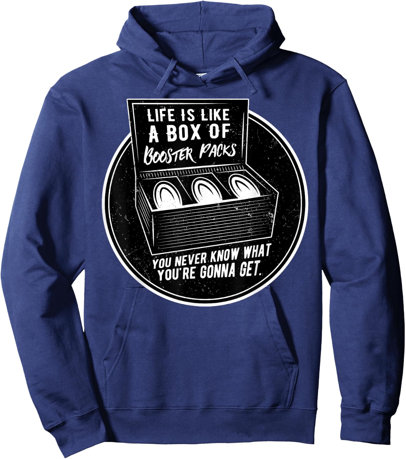 Booster Pack Life - TCG Trading Card Game Gift Hoodie - Hoodie | Navy