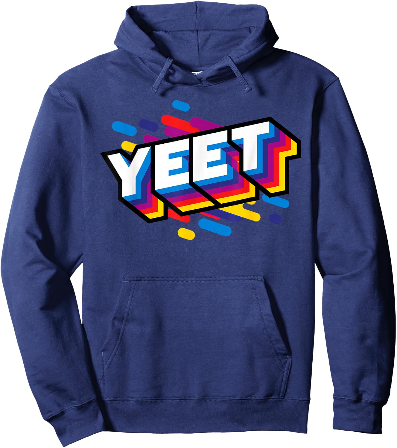 Celebration Yeet T Shirt Kid's Trendy Meme Slogan Yeeting Hoodie - Hoodie | Navy